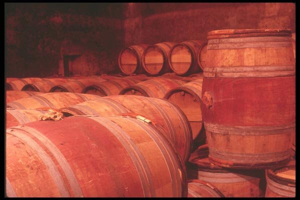 157067 Oak Aging Barrels A4 Photo Print