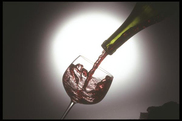 157068 Red Wine Being Poured A4 Photo Print