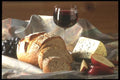 157080 Red Wine With Blue Cheese A4 Photo Print