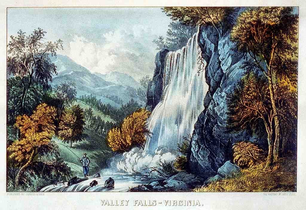 159 Valley Falls Vintage A4 Photo Print