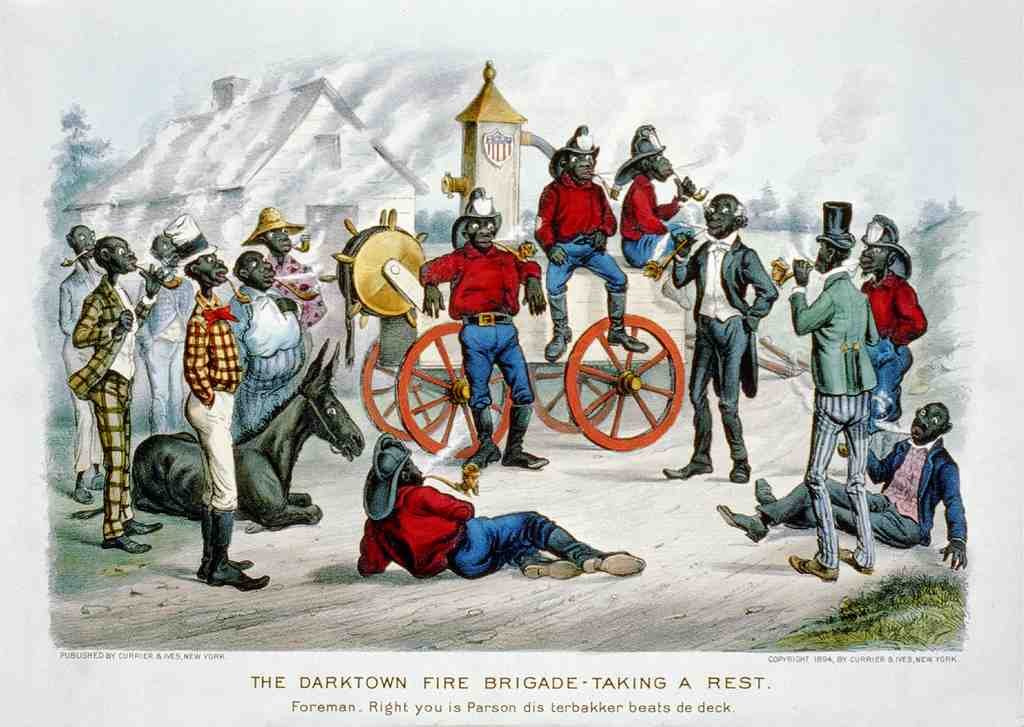 16 Fire Fighting Darktown 1800s No 5 Vintage A4 Photo Print
