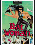 16 bat woman Advert A4 Photo Print