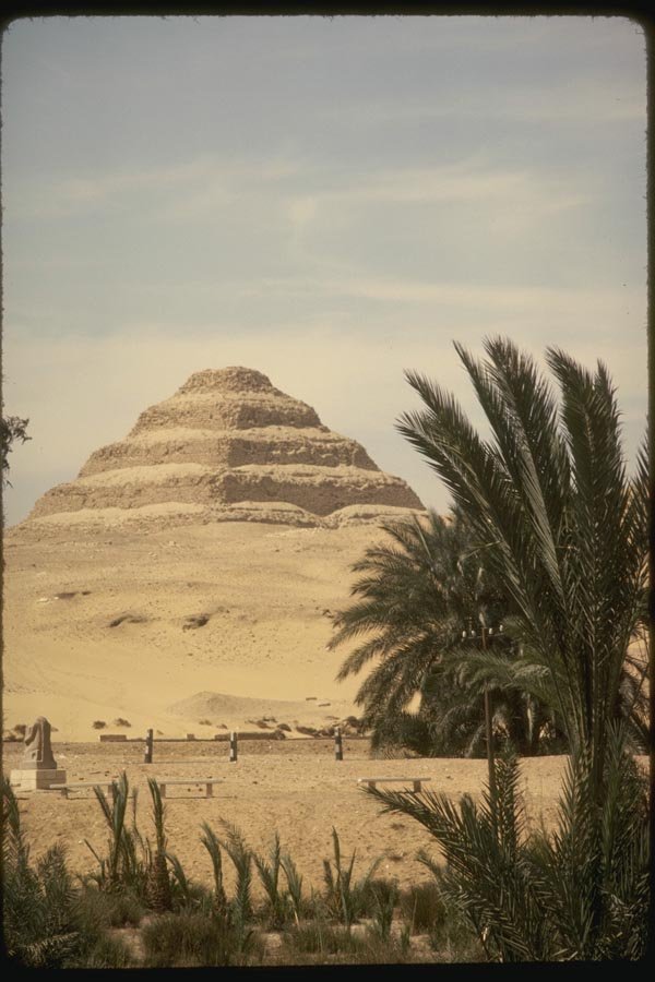 161003 Step Pyramid, Sakkara, Egypt A4 Photo Print