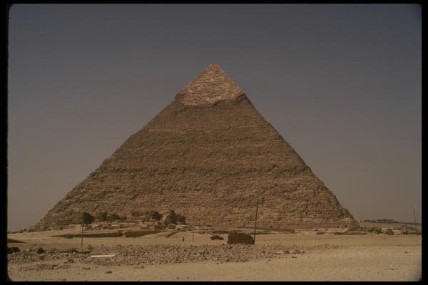 161016 Middle Pyramid Of King Khephren, Giza, Egypt A4 Photo Print