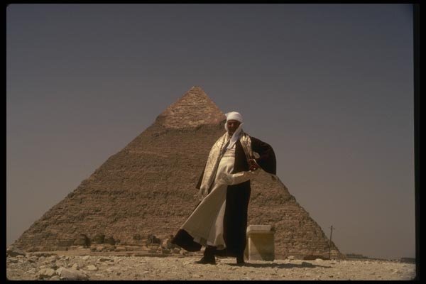 161017 Great Pyramids At Giza, Egypt A4 Photo Print