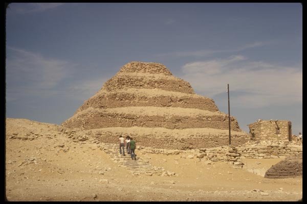 161041 Step Pyramid Of Sakkara, Egypt A4 Photo Print