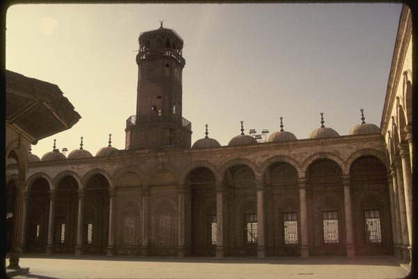 161055 Inner Courtyard Of Citadel Mosque, Cairo, Egypt A4 Photo Print