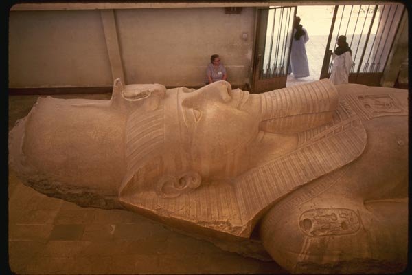 161061 Colussus Of Memphis, Egypt A4 Photo Print