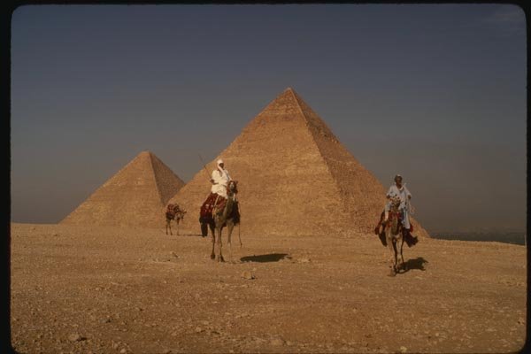 161065 Great Pyramids, Giza, Egypt A4 Photo Print