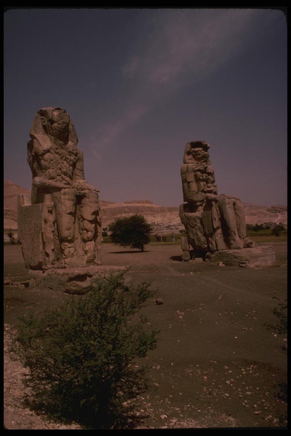 161085 Colossi Of Memnon, Egypt A4 Photo Print