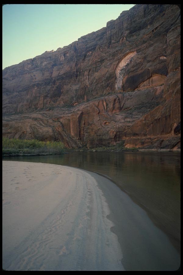 162016 Small Beach On Colorado River A4 Photo Print