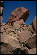 162018 Canyon Rock Slide A4 Photo Print