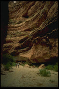162020 Red Sandstone Walls A4 Photo Print