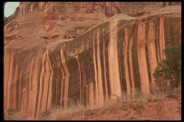162033 Rocks Colored By Desert Varnish A4 Photo Print