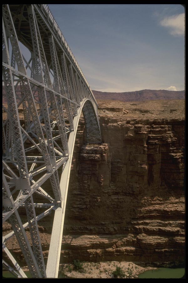 162059 Navajo Bridge Over Marble Canyon A4 Photo Print
