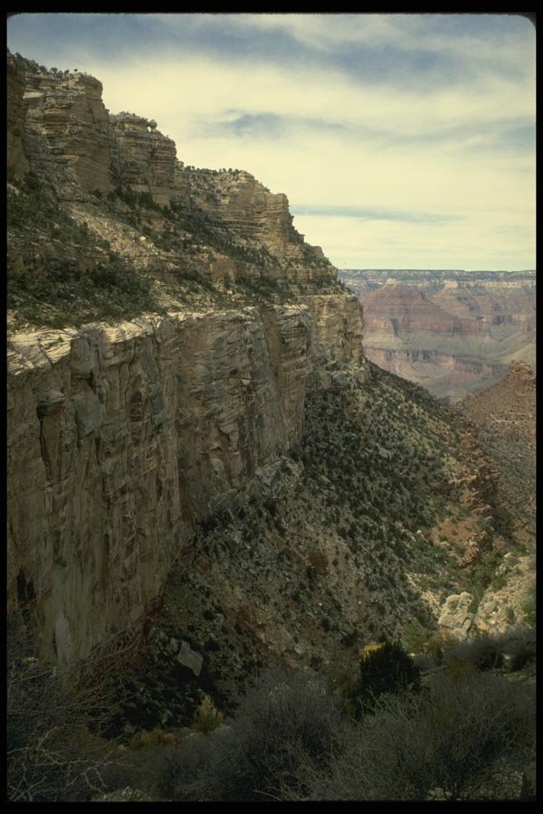 162070 Steep Cliff Walls A4 Photo Print