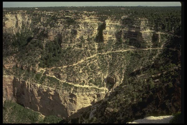 162077 The Bright Angel Trail A4 Photo Print