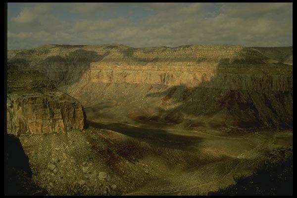 162079 Cloud Shadows On Canyon Walls A4 Photo Print