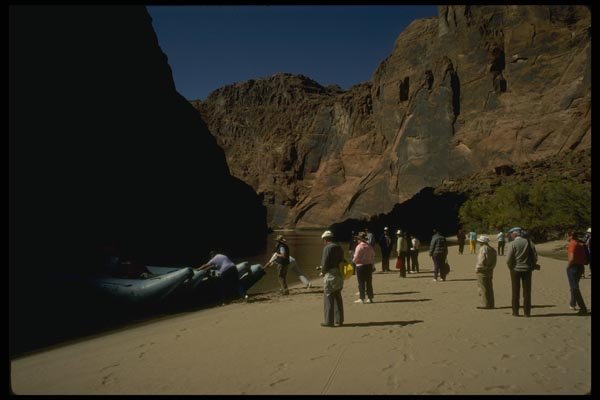 162084 Raft Trip Picnic A4 Photo Print