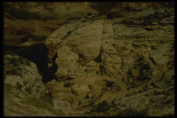 162089 Switch Backs On Canyon Trail A4 Photo Print