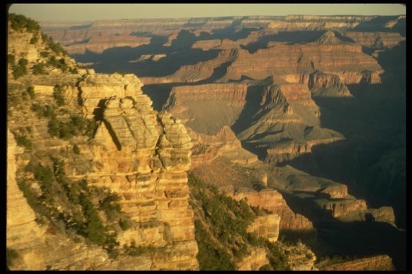 162094 Morning Light On South Rim A4 Photo Print