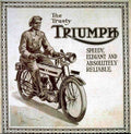 163 The Trusty Triumph Vintage A4 Photo Print
