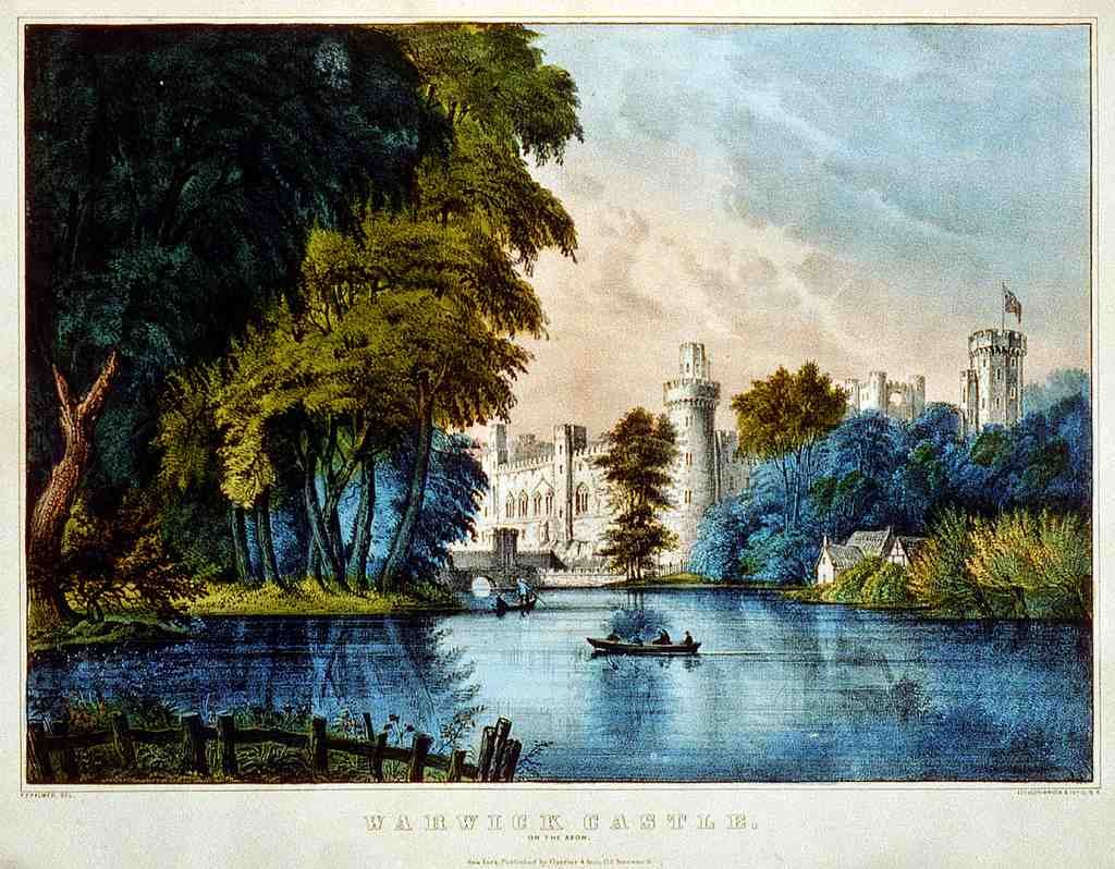 165 Warwick Castle Vintage A4 Photo Print