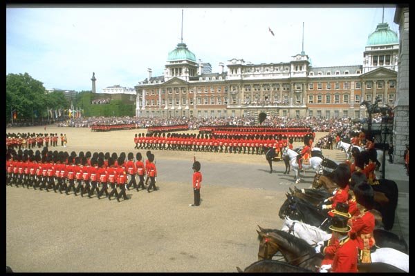 165021 March Past The Saluting Base A4 Photo Print