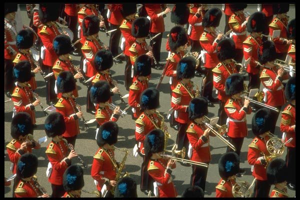 165027 Massed Bands Of Household Division A4 Photo Print