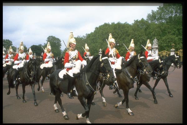 165031 Mounted Life Guards A4 Photo Print