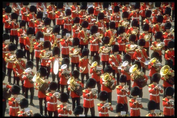 165041 Massed Bands A4 Photo Print