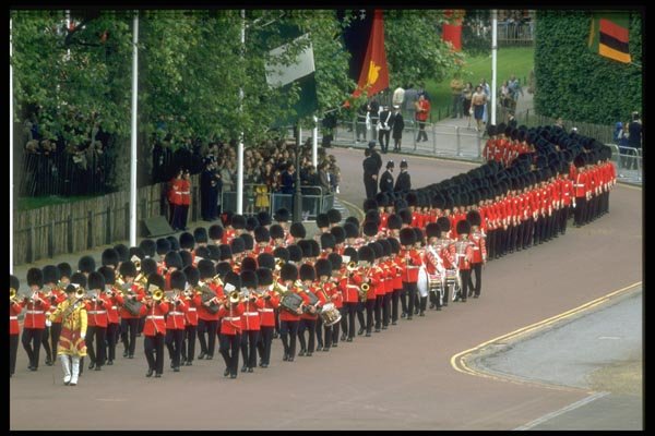 165053 The Bands Arrive On Parade A4 Photo Print