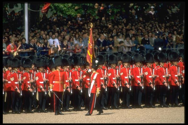 165060 The Colors Are Shown To The Troops A4 Photo Print