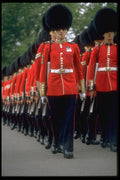 165061 Troops March Off A4 Photo Print