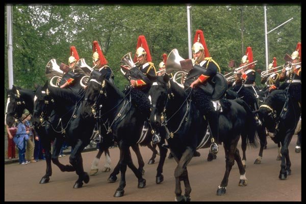 165086 Band Of Blues And Royals A4 Photo Print