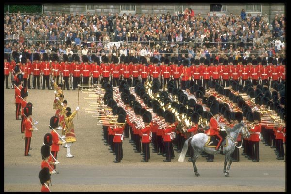 165087 Massed Bands And Parade Commander A4 Photo Print