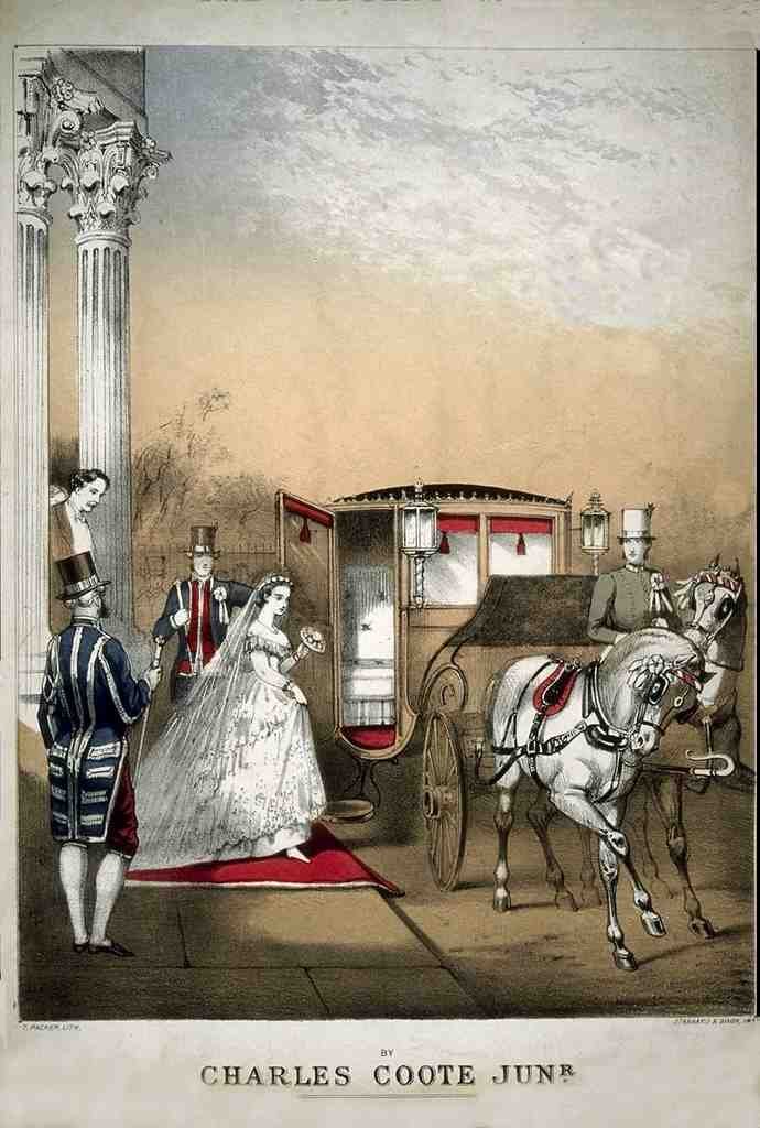166 The Wedding Galop Vintage A4 Photo Print