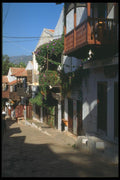 166003 Shops, Kas, Mediterranean Coast A4 Photo Print