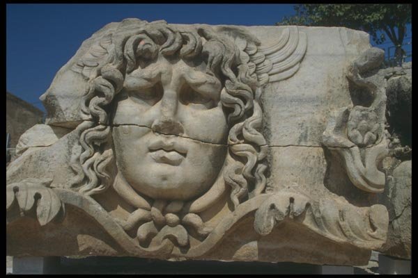 166007 Colossal Head, Temple Of Apollo, Didyma A4 Photo Print
