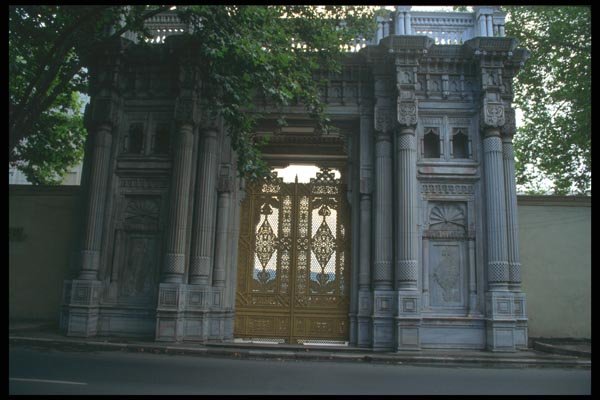166010 Classical Doorway Near Yildiz Park, Istanbul A4 Photo Print