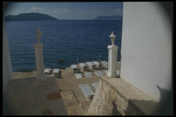 166020 Small Hotel, Kas, Mediterranean Coast A4 Photo Print