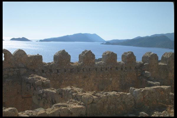 166034 Fortress Battlements, Simena A4 Photo Print