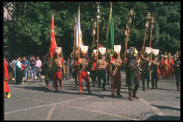166045 Parade, Istanbul A4 Photo Print