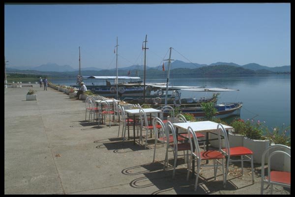 166064 Midday, Mediterranean Coast A4 Photo Print
