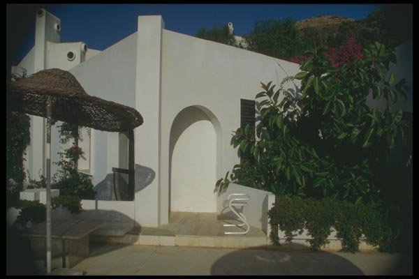 166076 Modern Hotel, Bodrum A4 Photo Print