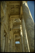 166090 Ruins Of The Library Of Celcus, Ancient City Of Ephesus A4 Photo Print