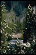 167008 Valley Spring Snow A4 Photo Print