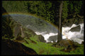 167041 Mist Trail Along The Merced River A4 Photo Print