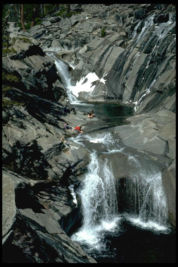 167060 Yosemite Creek Near Top Of Yosemite Falls A4 Photo Print