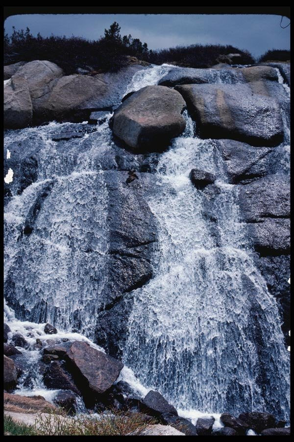 167086 Waterfall At Townsley Lake A4 Photo Print